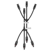 Solar Connectors M Branch Parallel Adapter Cable MMMF+FFFM Pair
