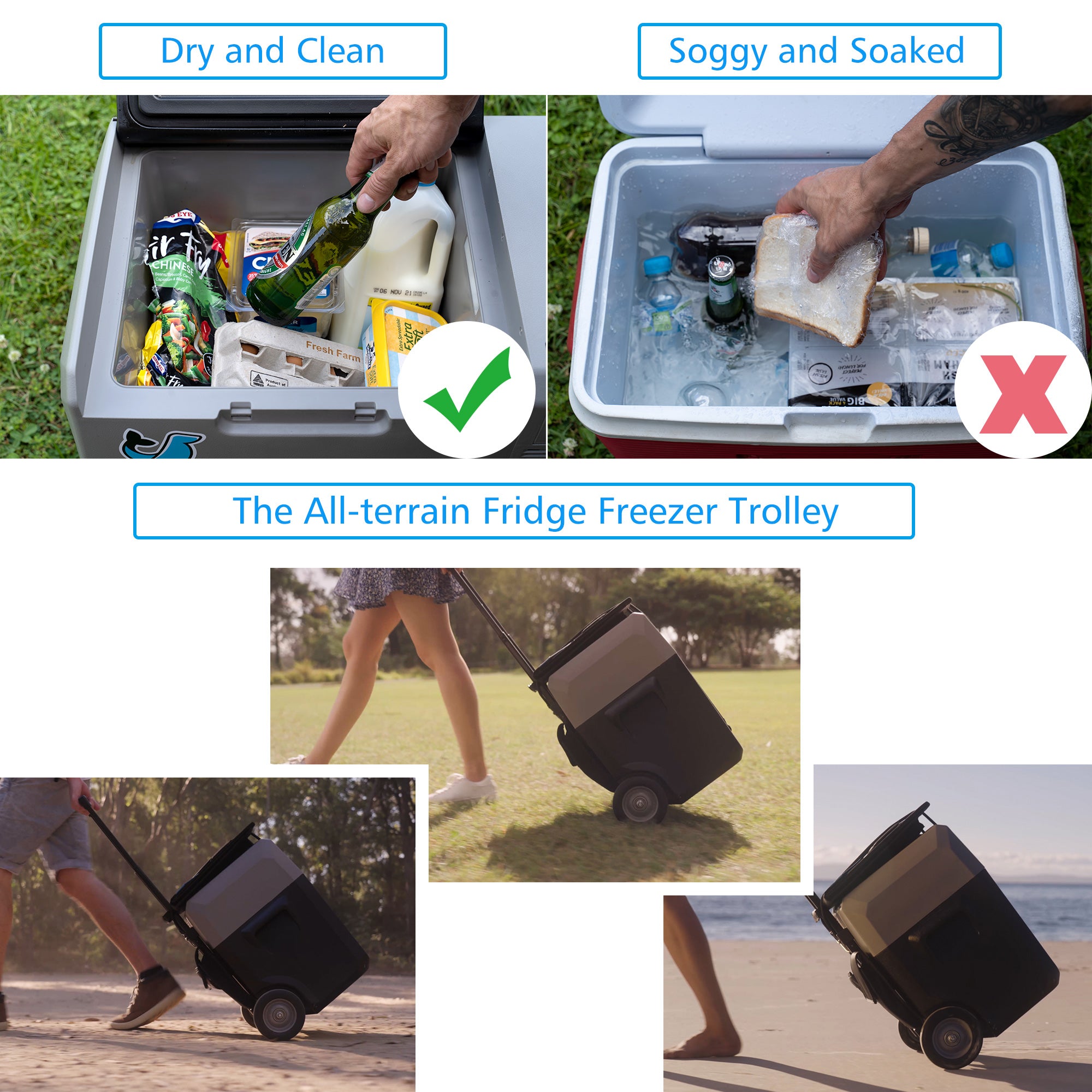 LionCooler Pro Portable Solar Fridge Freezer, 42 Quarts, Used Like New