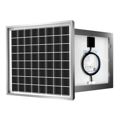 ACOPOWER 10W 24V High Efficiency Monocrystalline Solar Panel