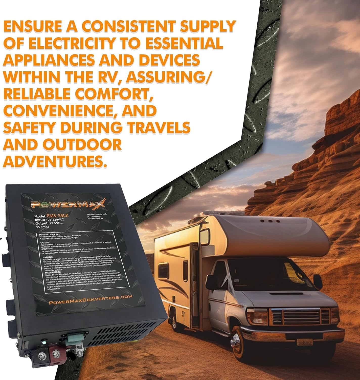 ACOPOWER PM3-55 RV Power Converter