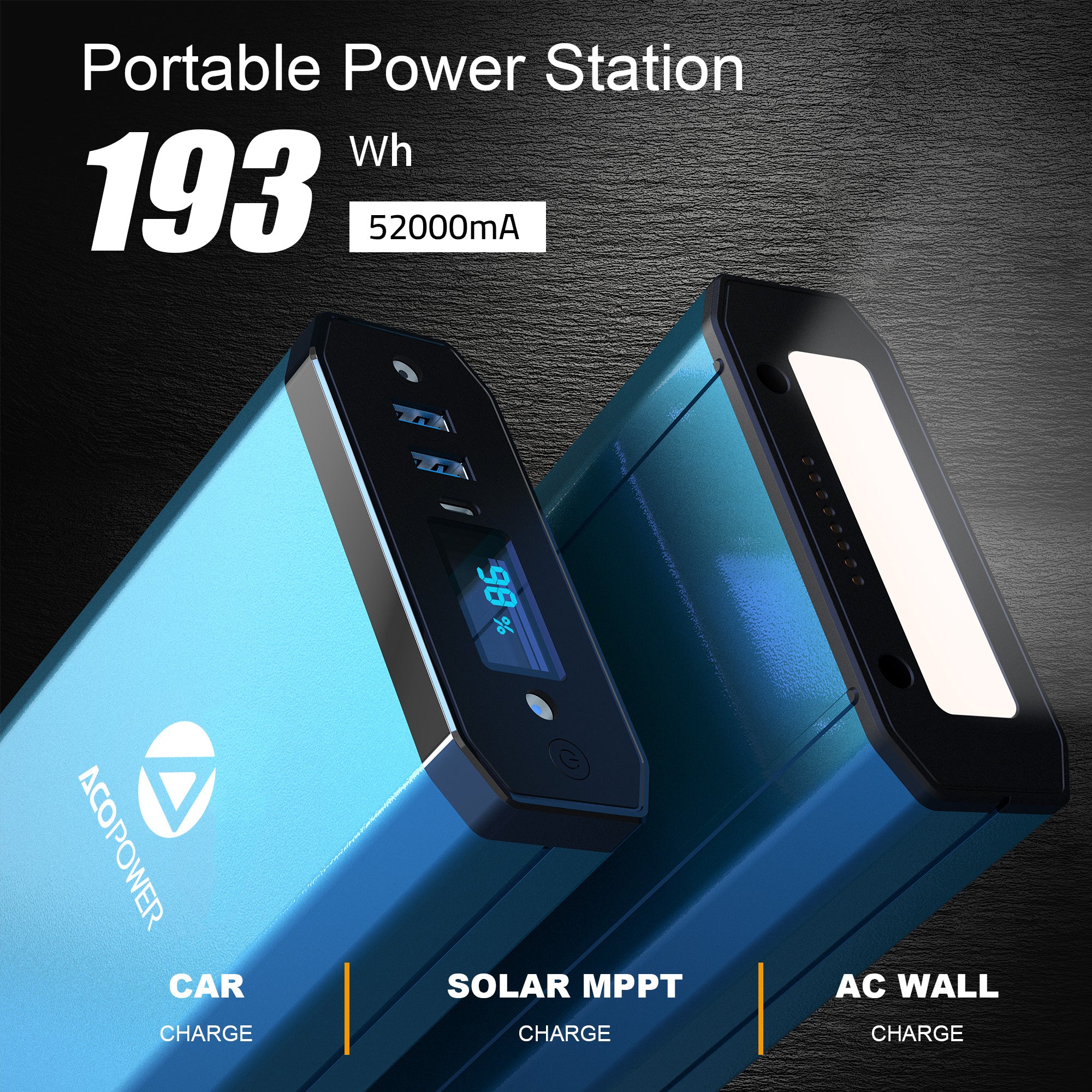 ACOPOWER 193Wh Portable Power Station