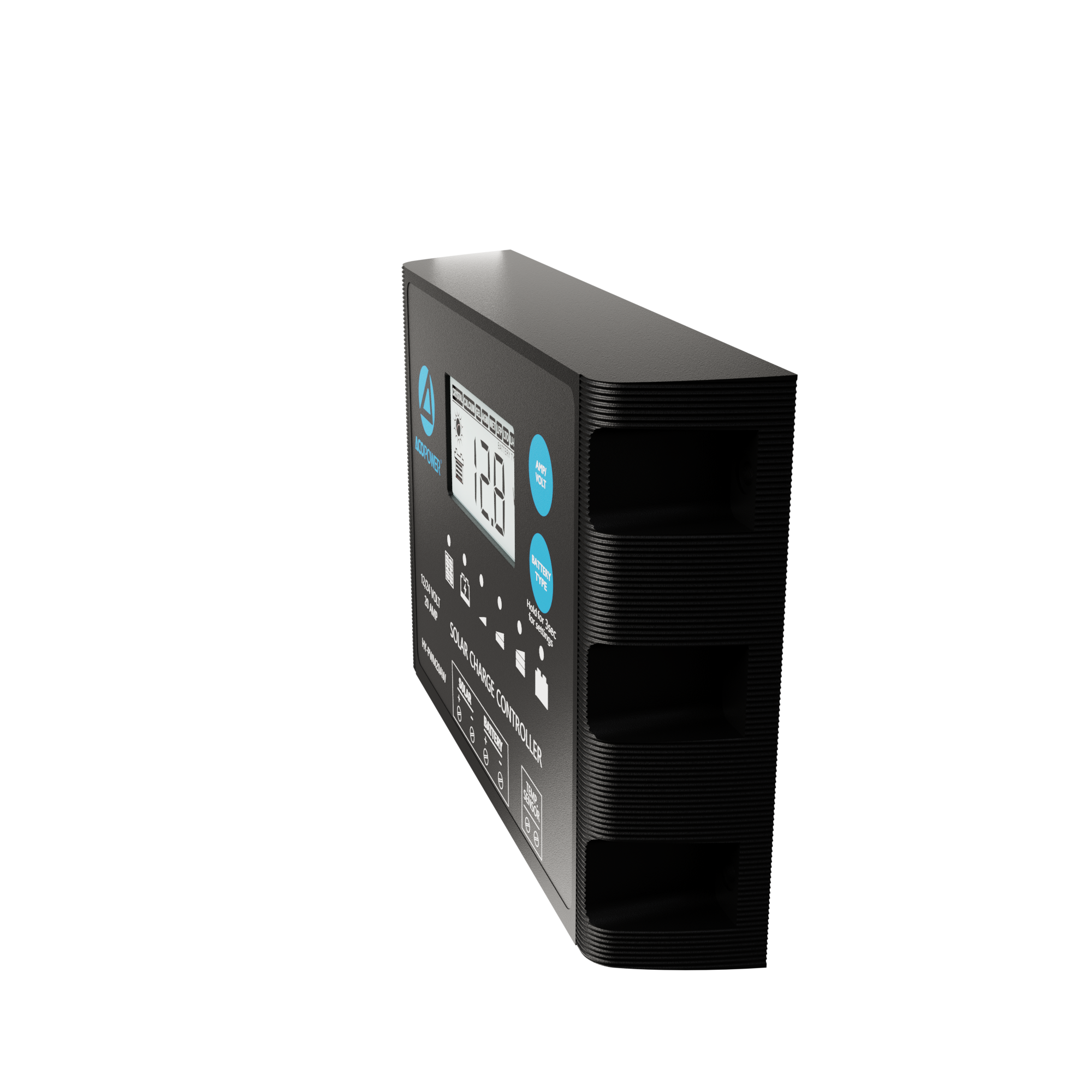 ProteusX 20A PWM Charge Controller w/ Alligator Clips & Solar Connector